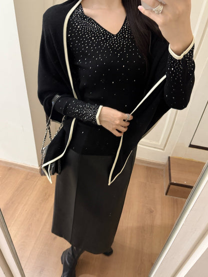 Burne NEW Cape sweatshirt set