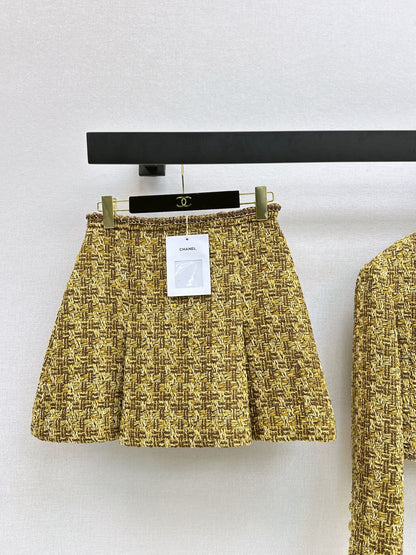 Chan NEW woven skirt