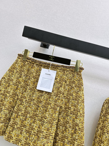 Chan NEW woven skirt