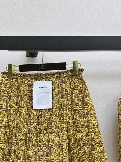 Chan NEW woven skirt