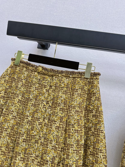 Chan NEW woven skirt