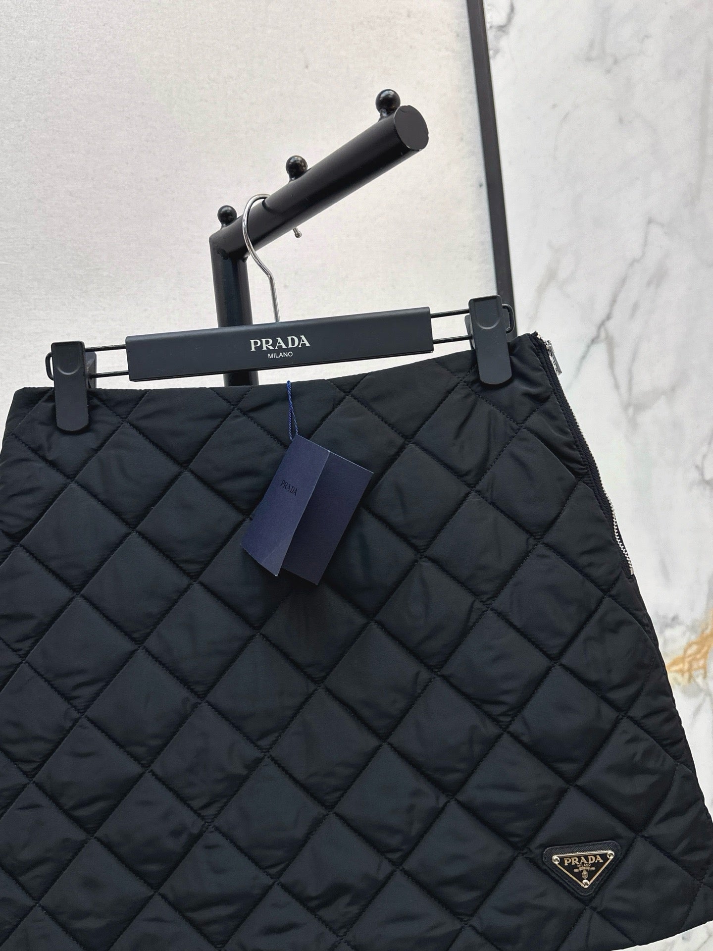 Pra NEW Diamond-patterned skirt