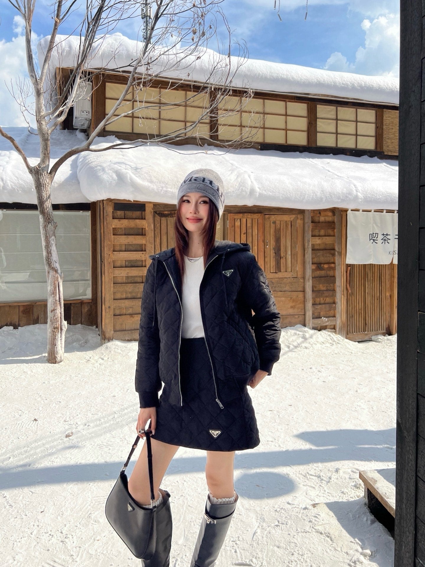 Pra NEW Hooded padded jacket