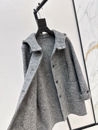 Loro NEW wool hooded coat