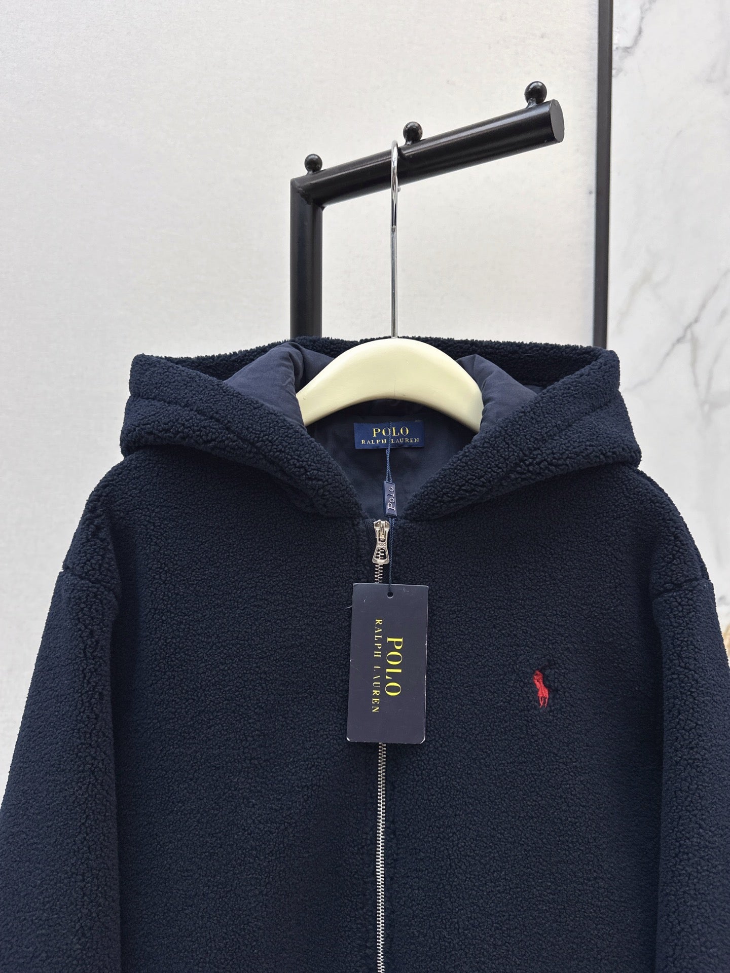 Ra1 NEW Hooded plush jacket