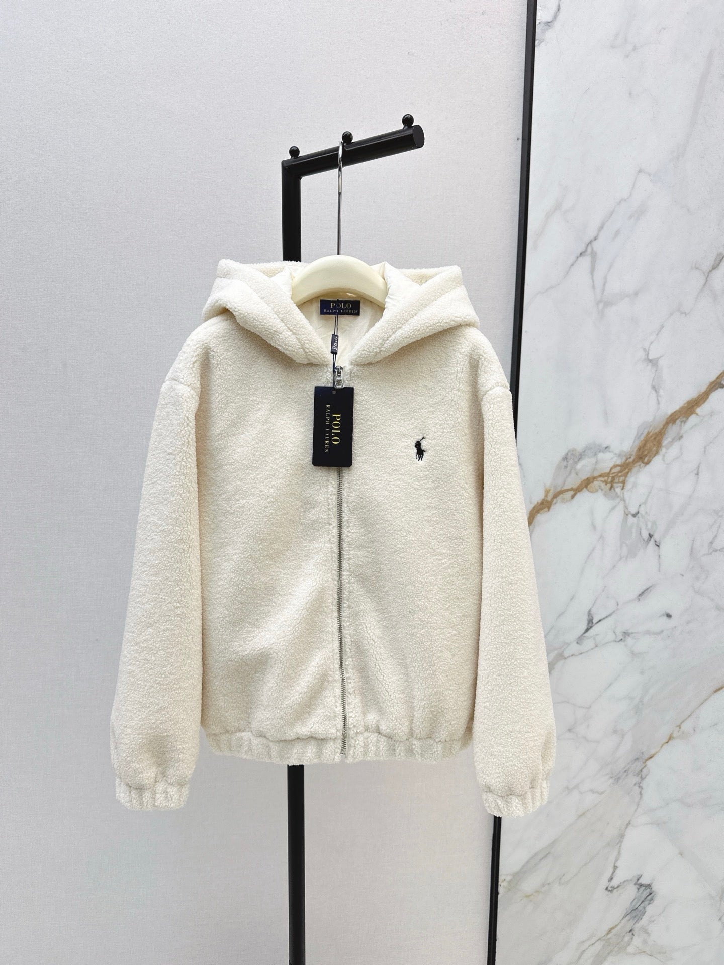 Ra1 NEW Hooded plush jacket