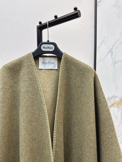 Max NEW wool cape coat