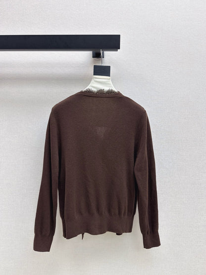 Es NEW Lace wool cardigan