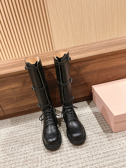 Miu NEW genuine leather boots