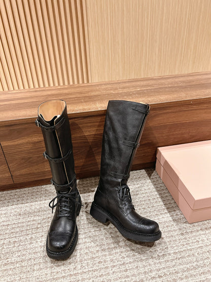 Miu NEW genuine leather boots