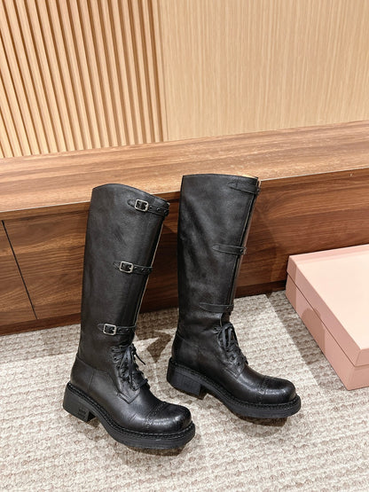 Miu NEW genuine leather boots