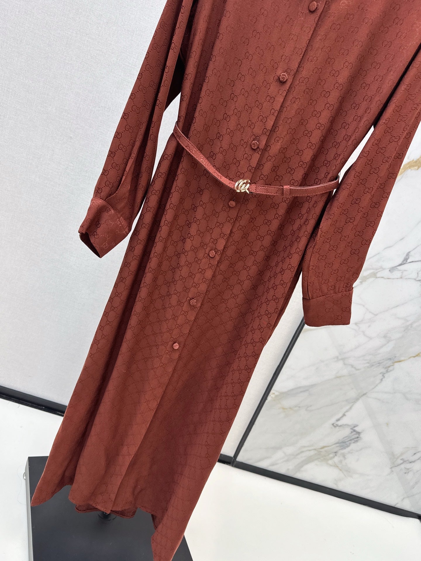 Guc NEW belted dress