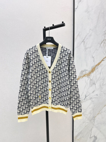 CD NEW V-neck cardigan