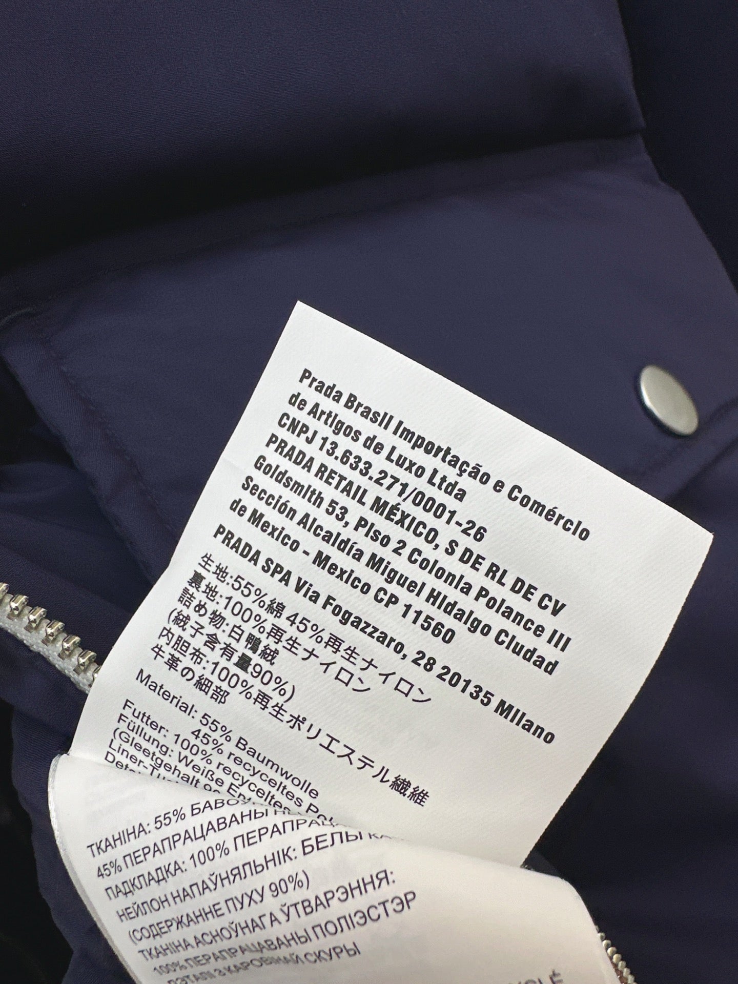 Pra NEW hooded down jacket