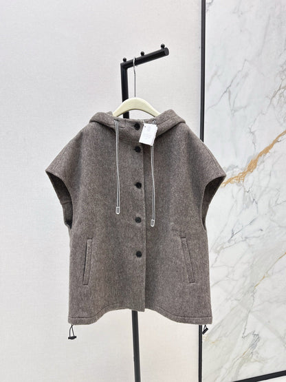 Brune NEW Hooded wool vest