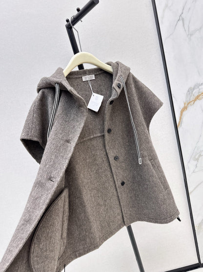 Brune NEW Hooded wool vest
