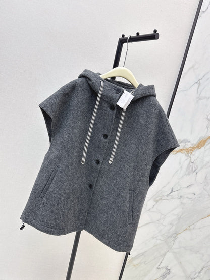 Brune NEW Hooded wool vest