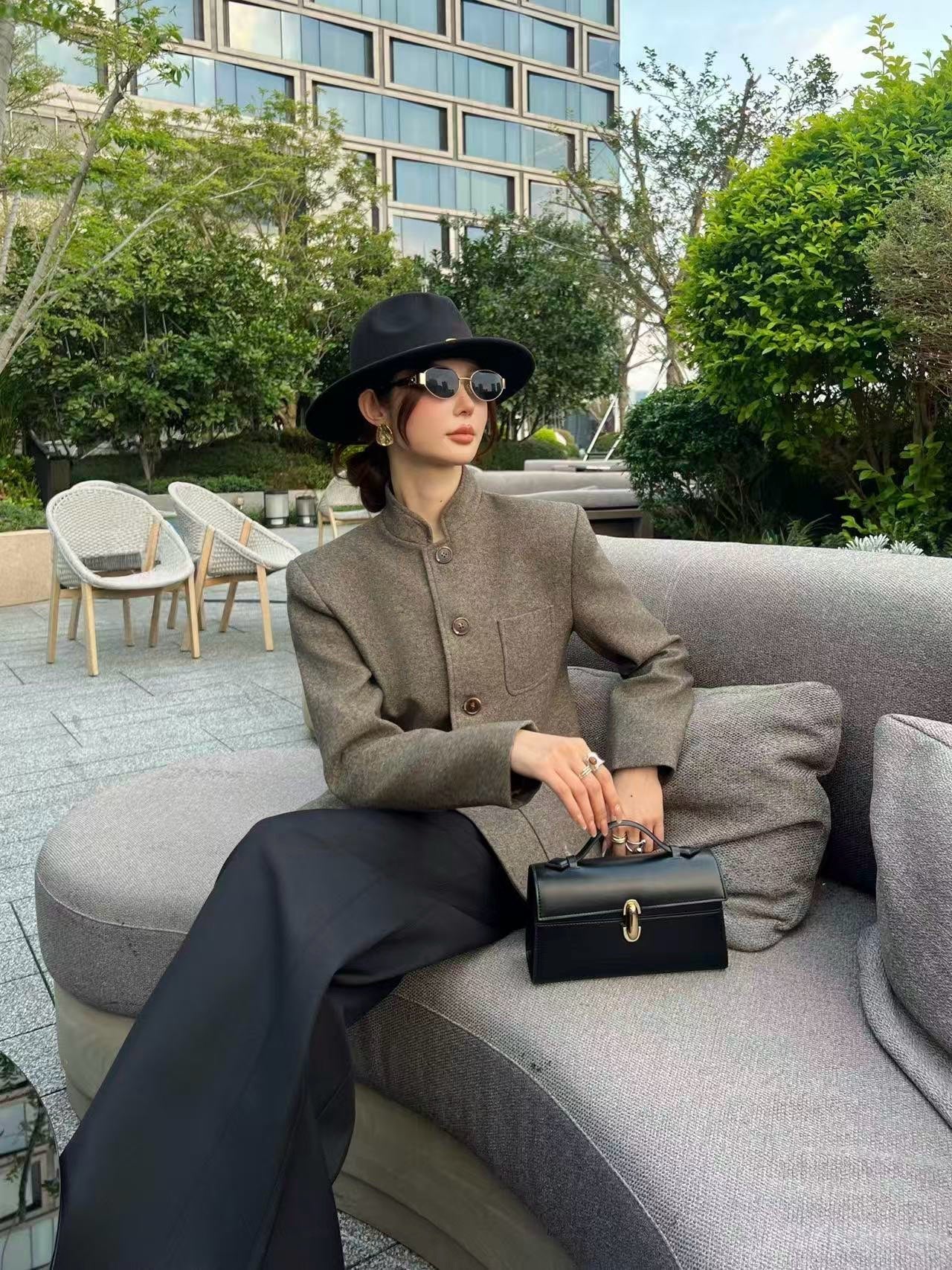 Loro NEW stand collar jacket