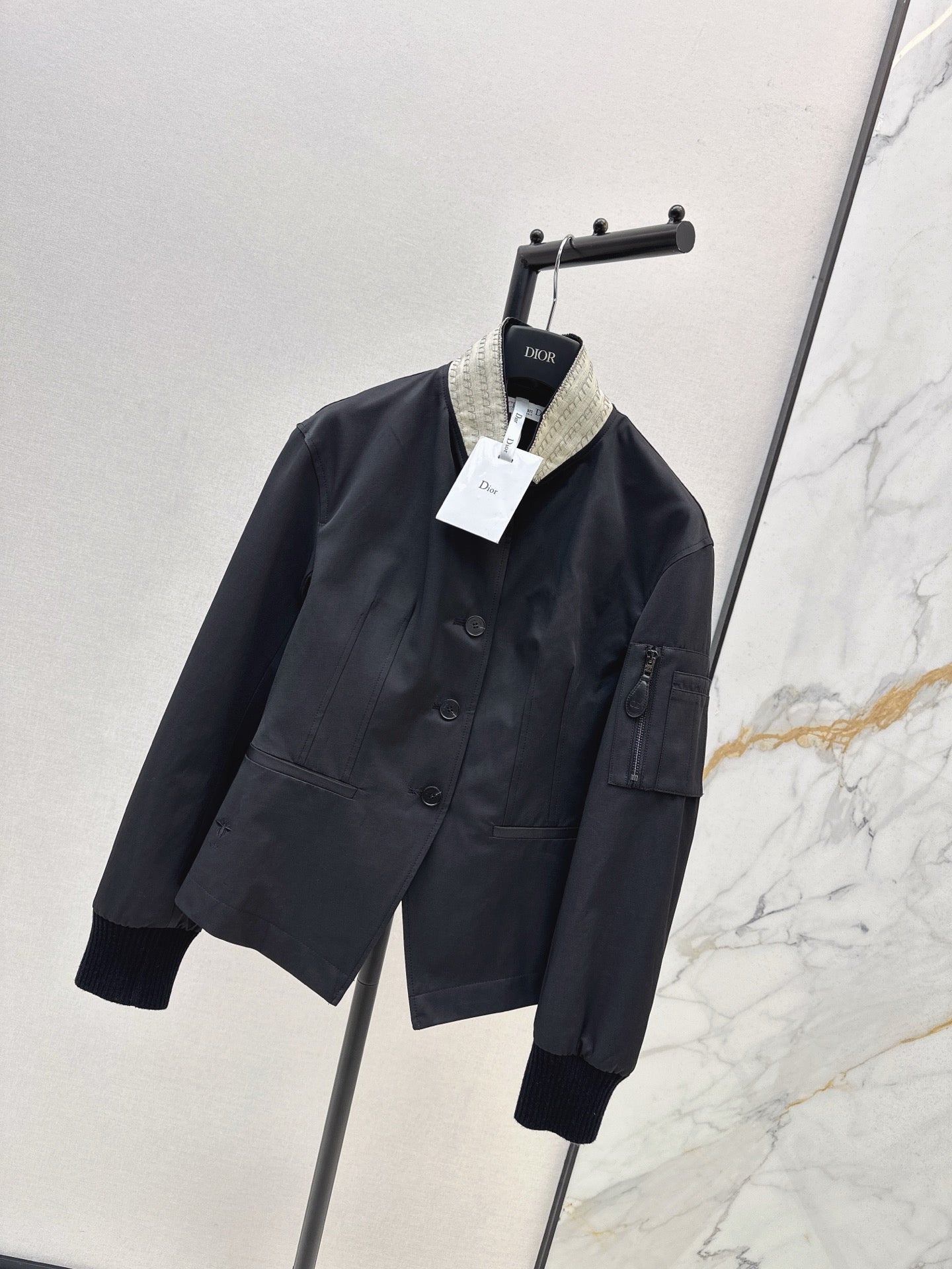 CD NEW stand collar jacket