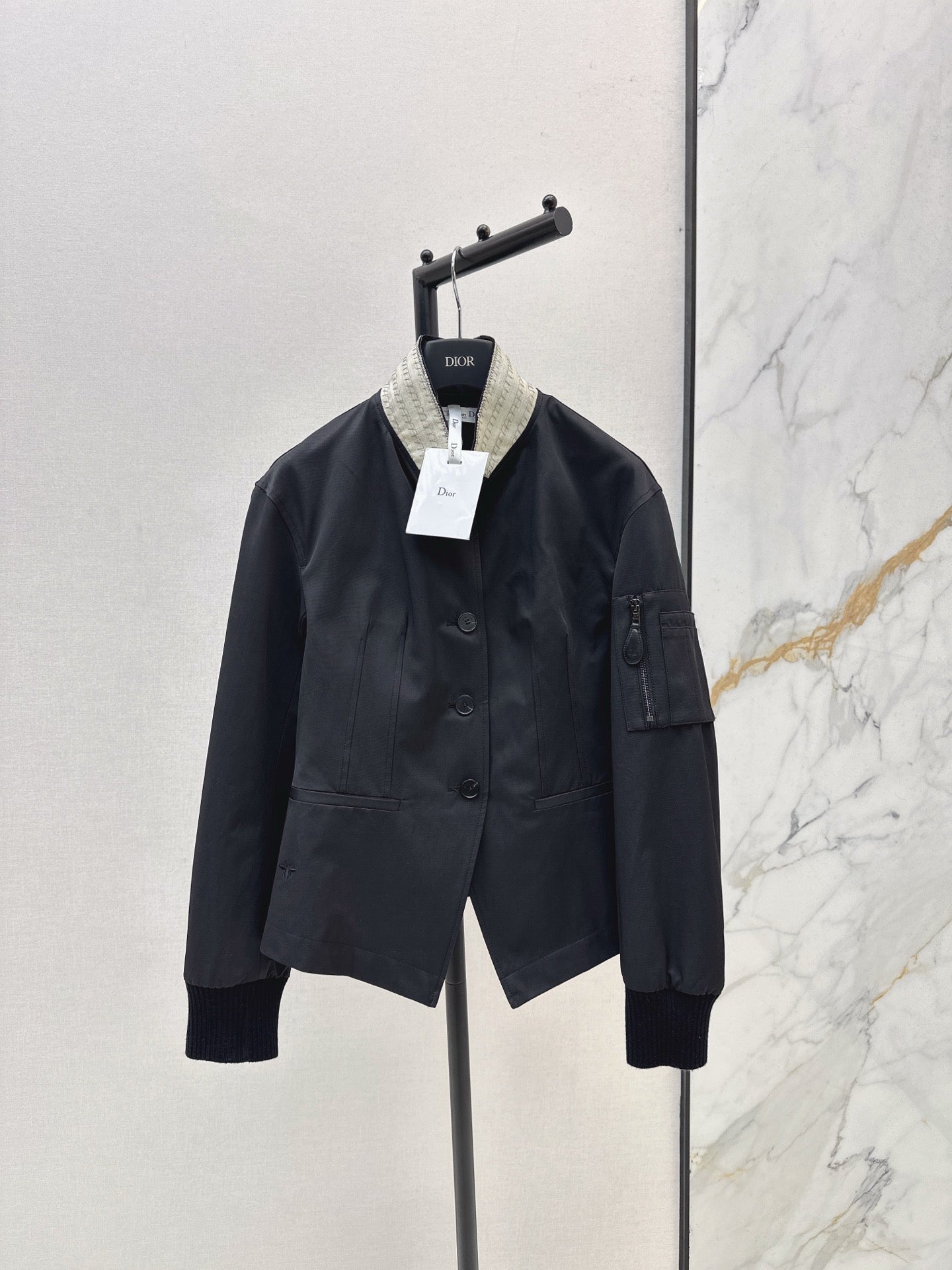 CD NEW stand collar jacket