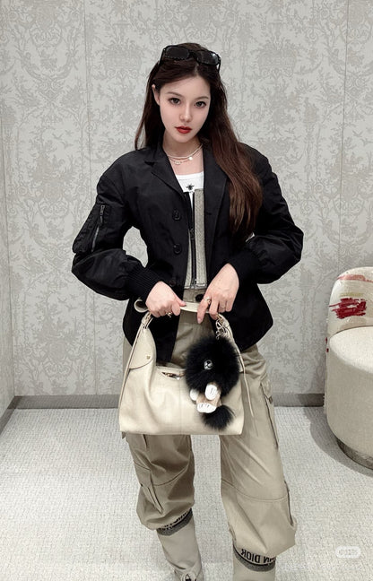 CD NEW stand collar jacket