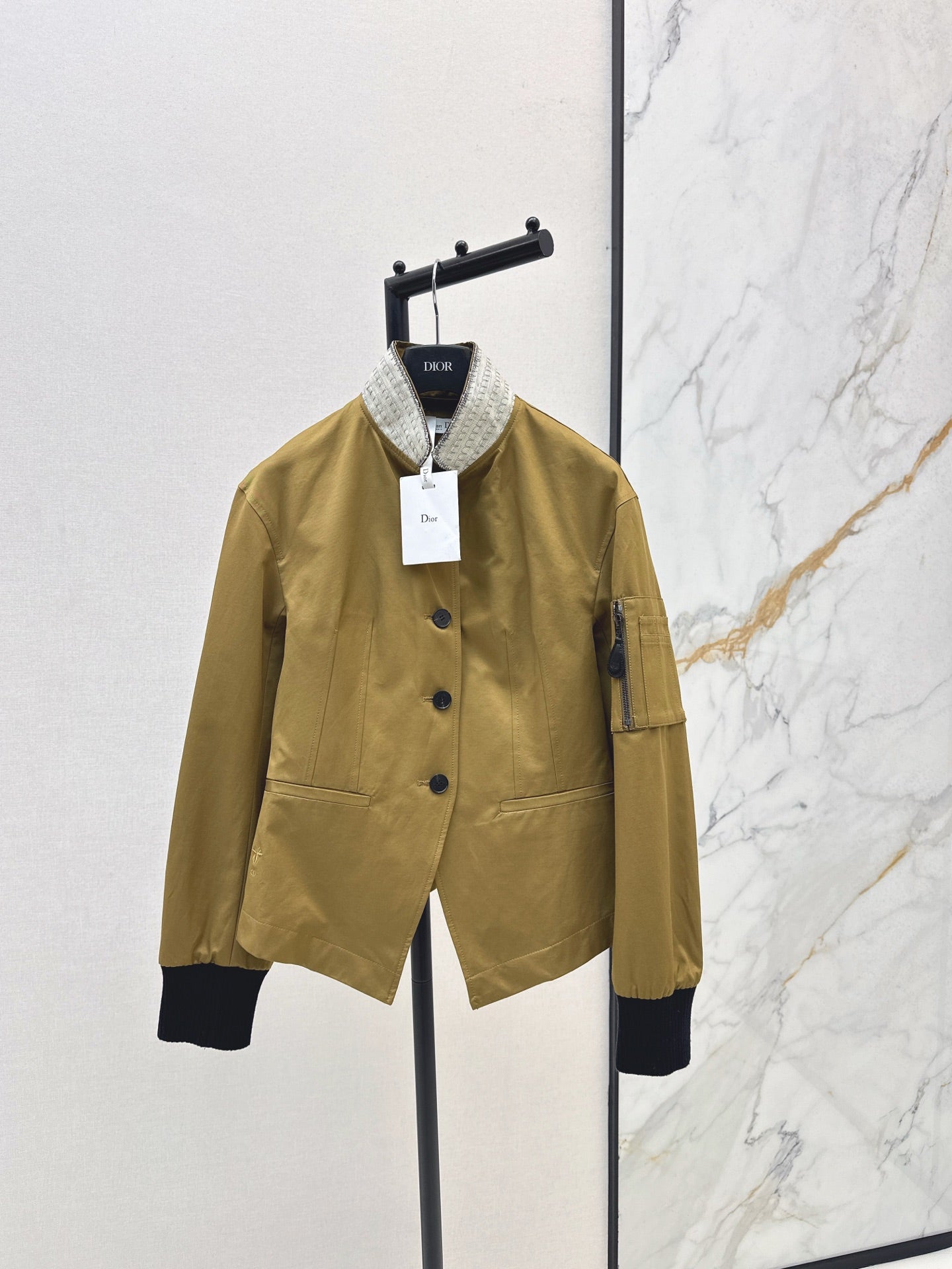 CD NEW stand collar jacket