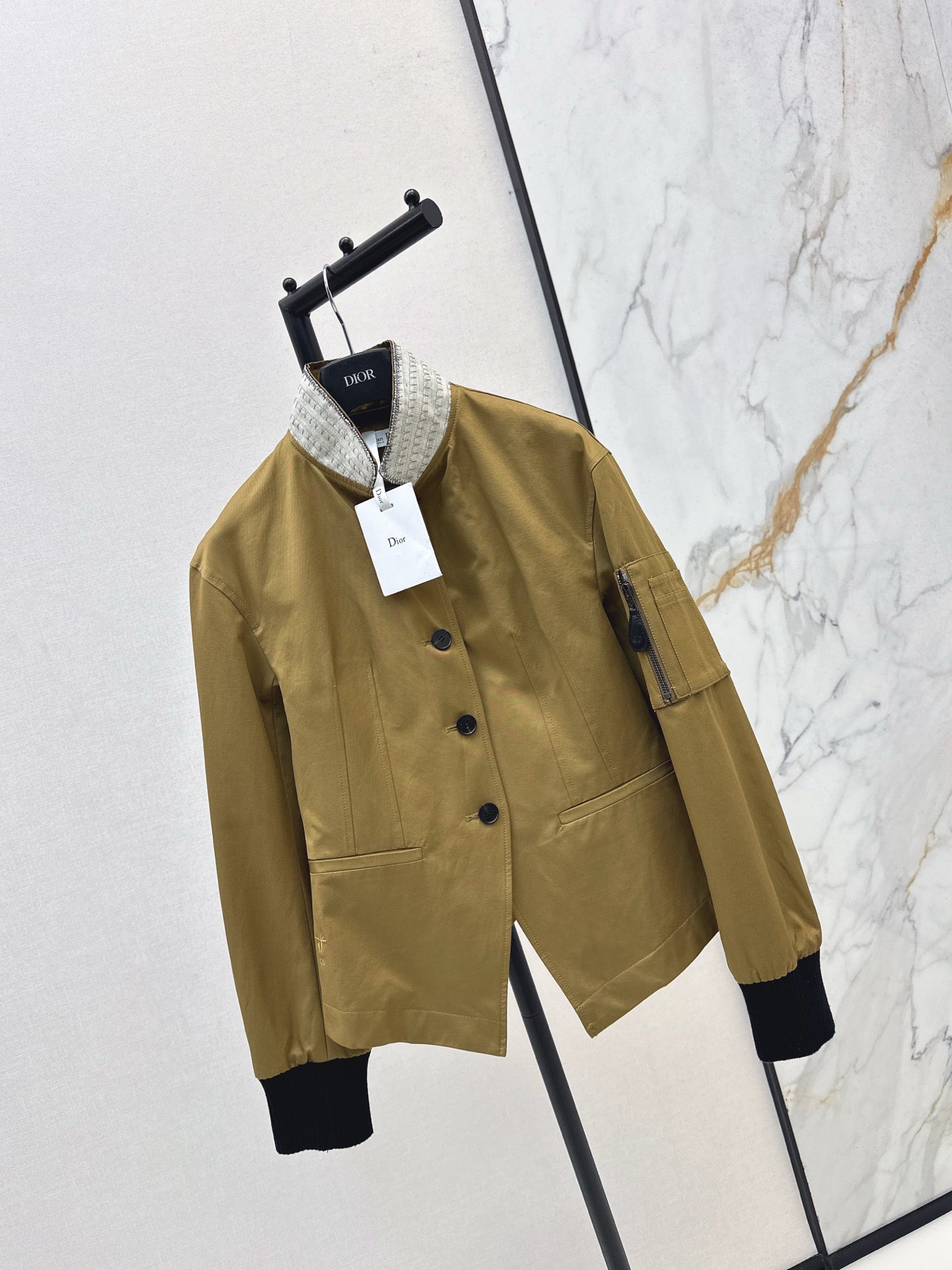 CD NEW stand collar jacket