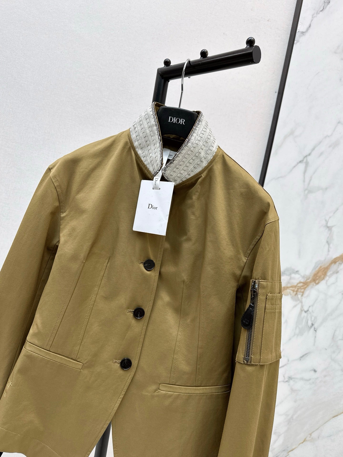 CD NEW stand collar jacket