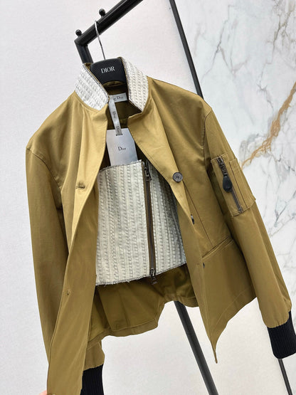 CD NEW stand collar jacket