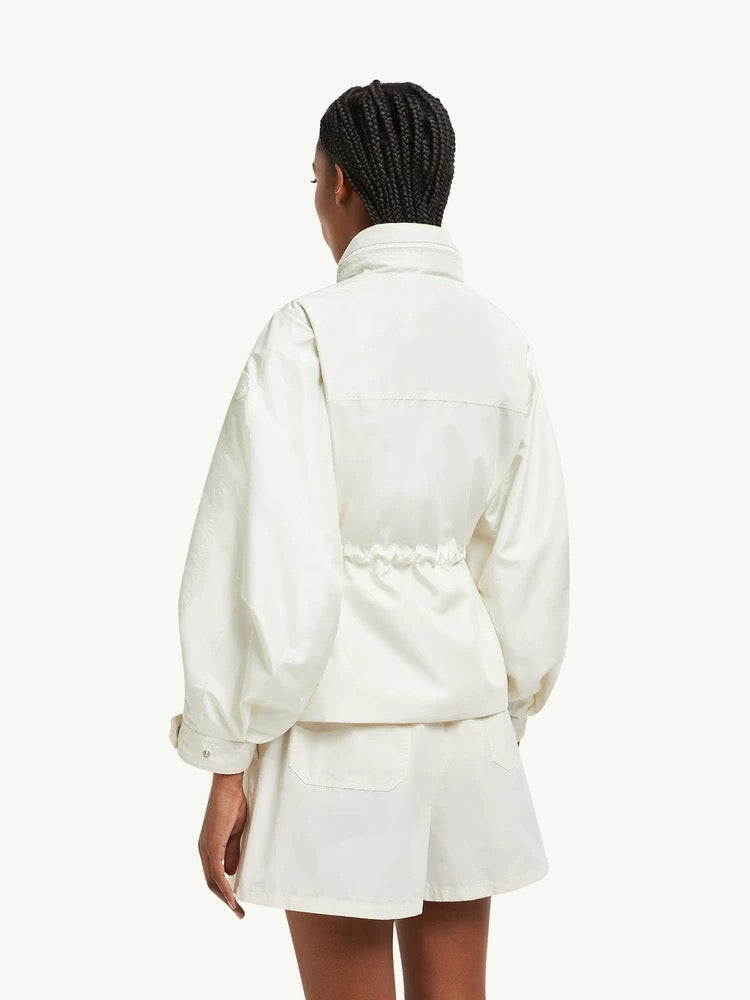 Monc NEW waisted hooded jacket