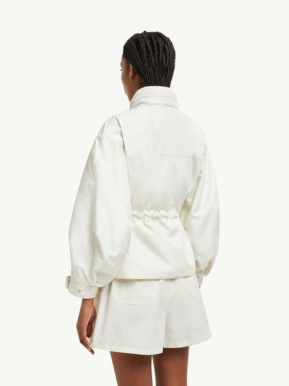 Monc NEW waisted hooded jacket