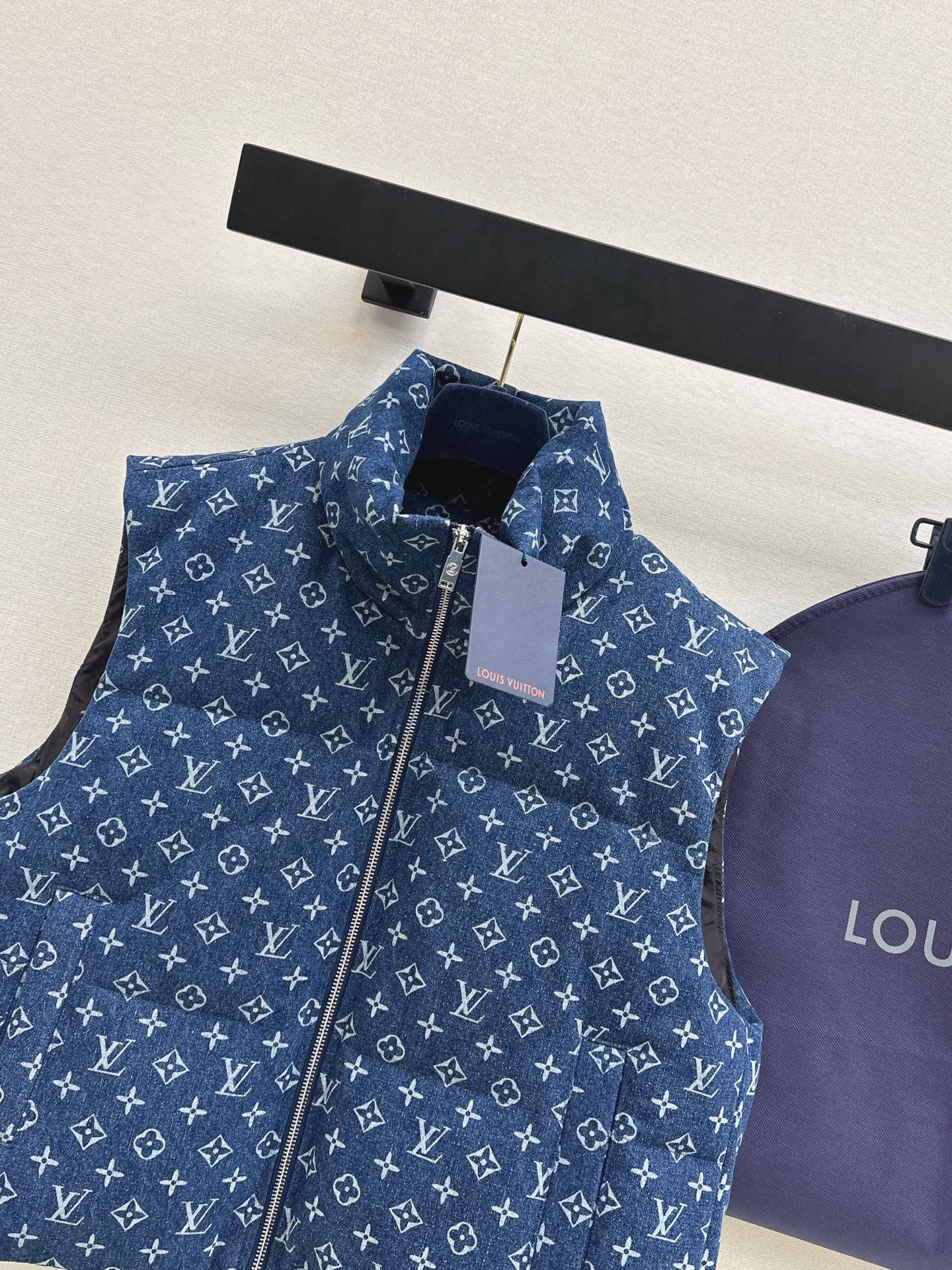 Louis NEW Denim down vest