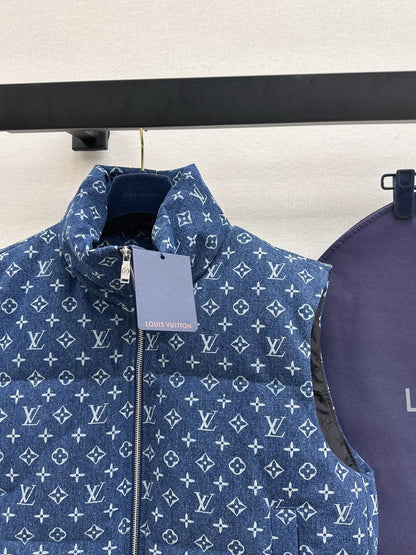 Louis NEW Denim down vest