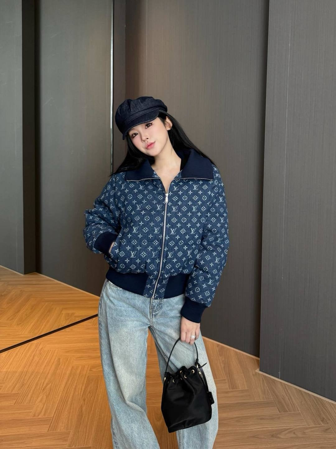 Louis NEW denim down jacket