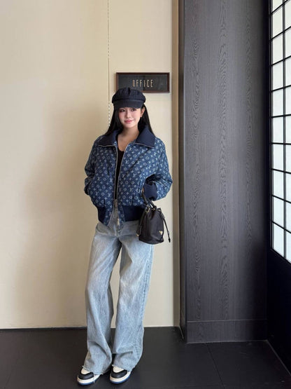 Louis NEW denim down jacket