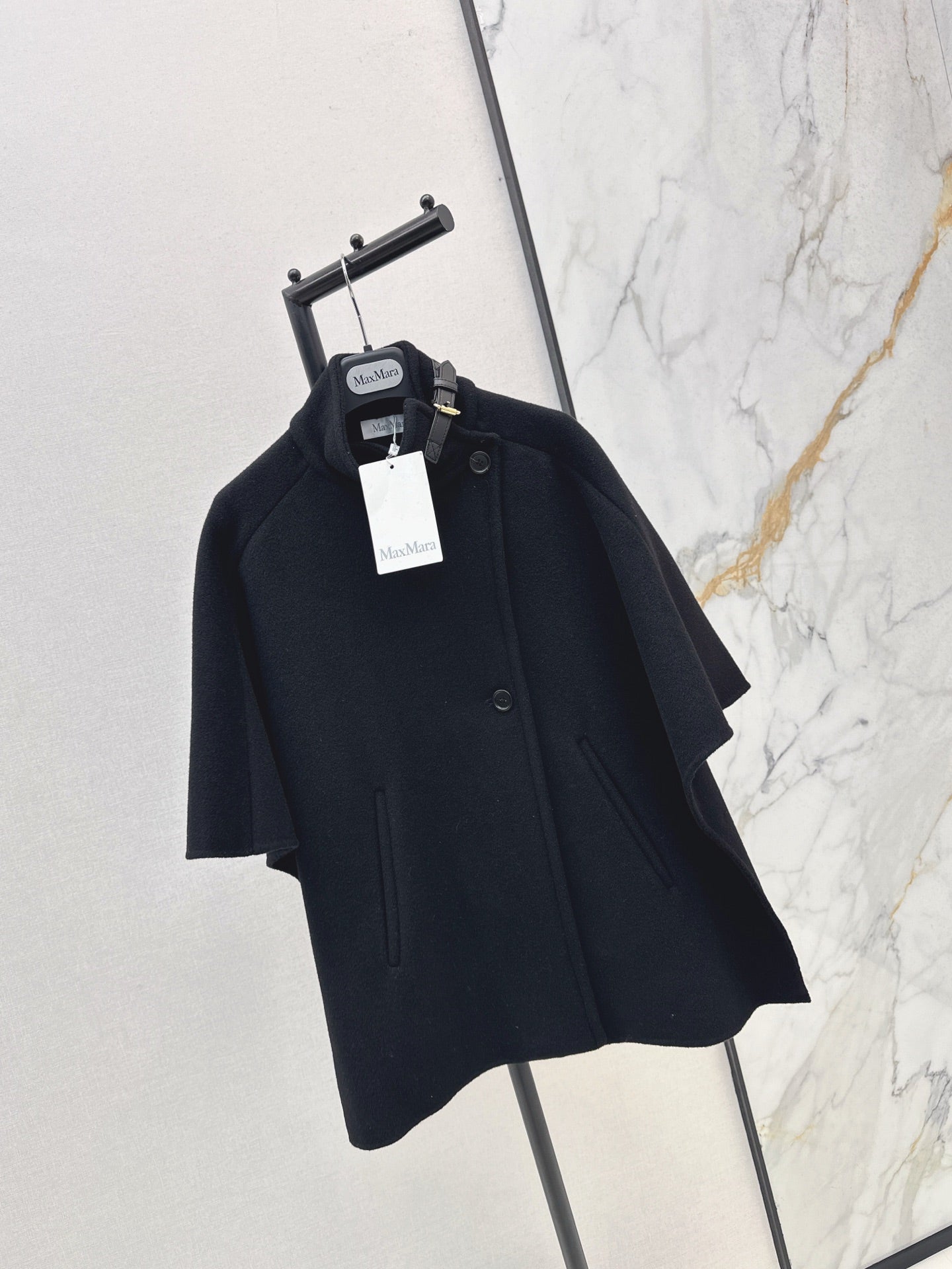 Max NEW woolen cape coat