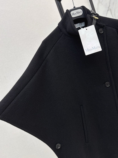 Max NEW woolen cape coat