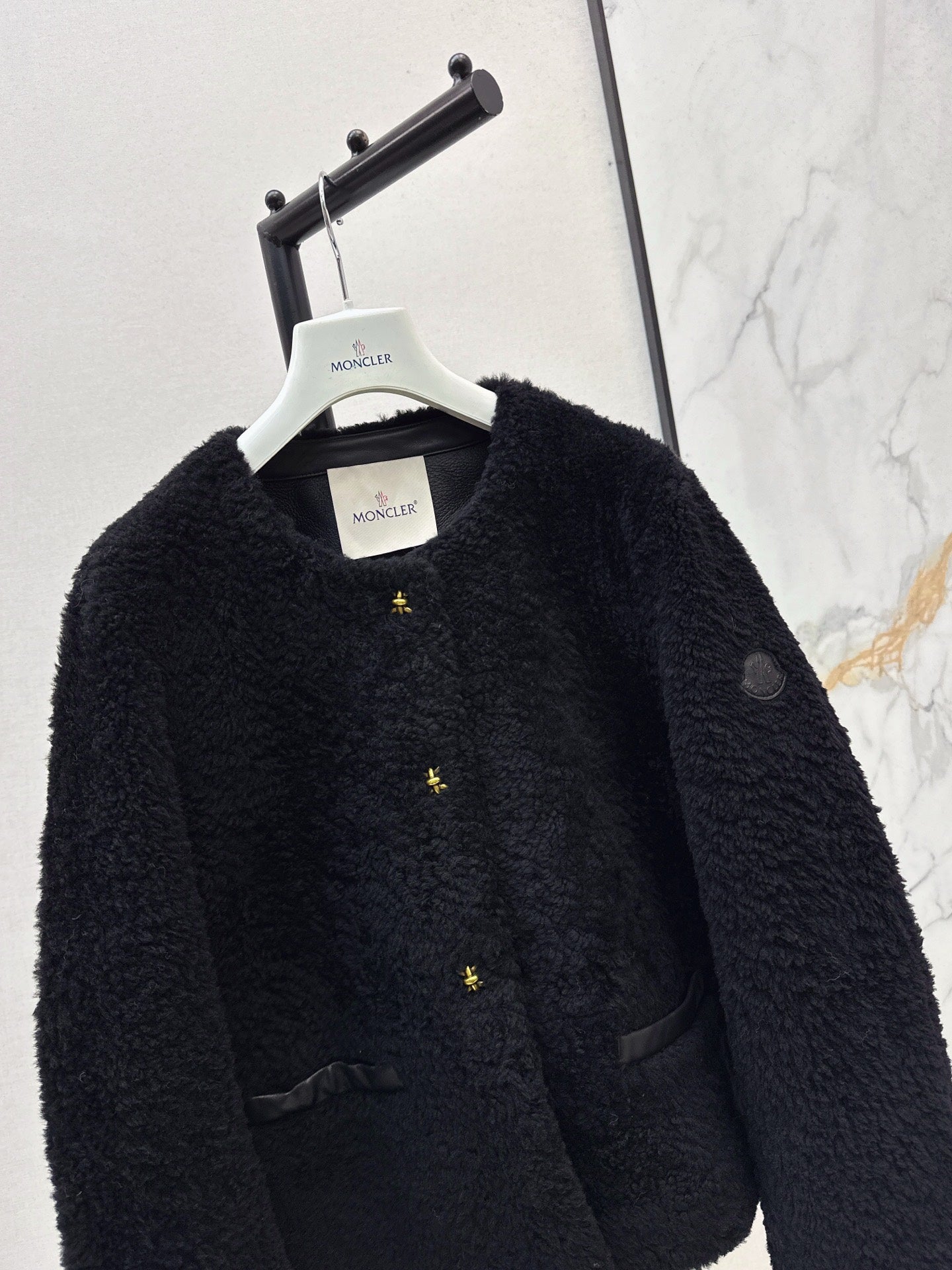 Monc NEW fur down jacket