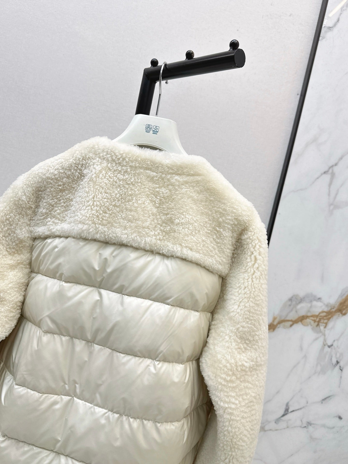 Monc NEW fur down jacket