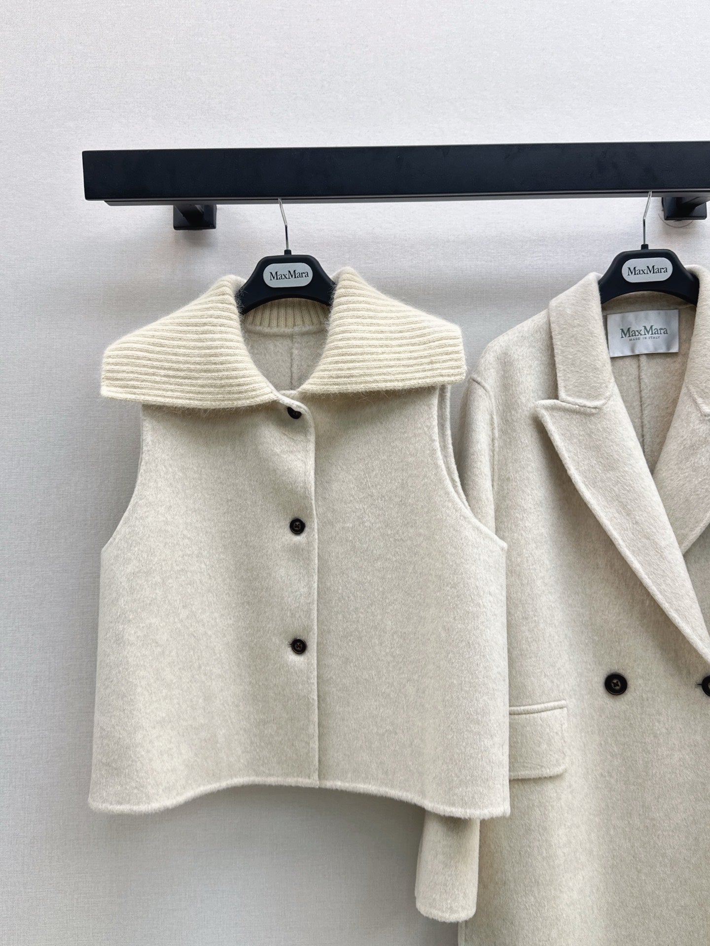 Max NEW Wool coat and vest set