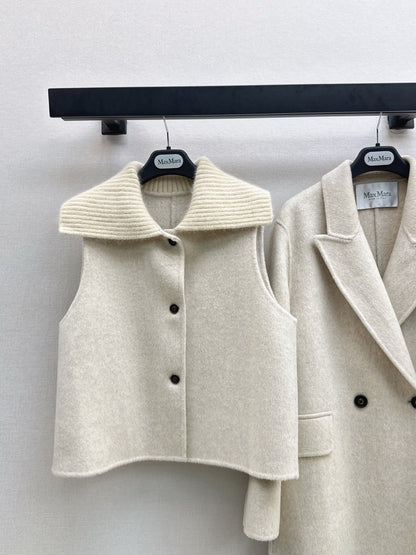 Max NEW Wool coat and vest set