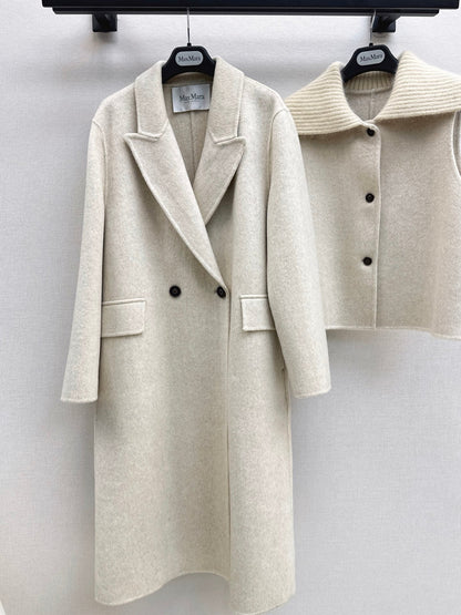 Max NEW Wool coat and vest set