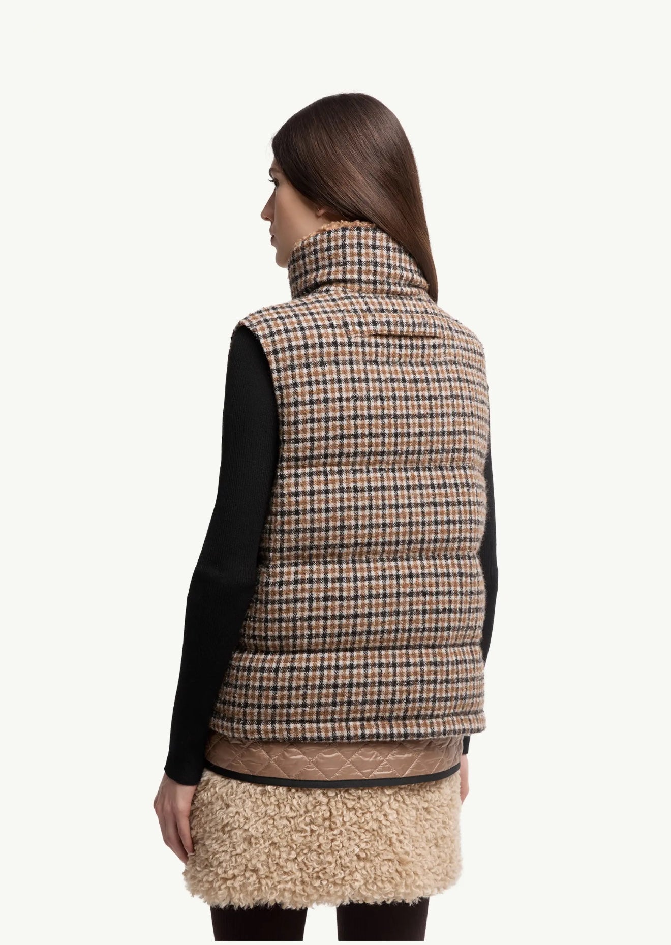 Monc NEW Houndstooth down vest