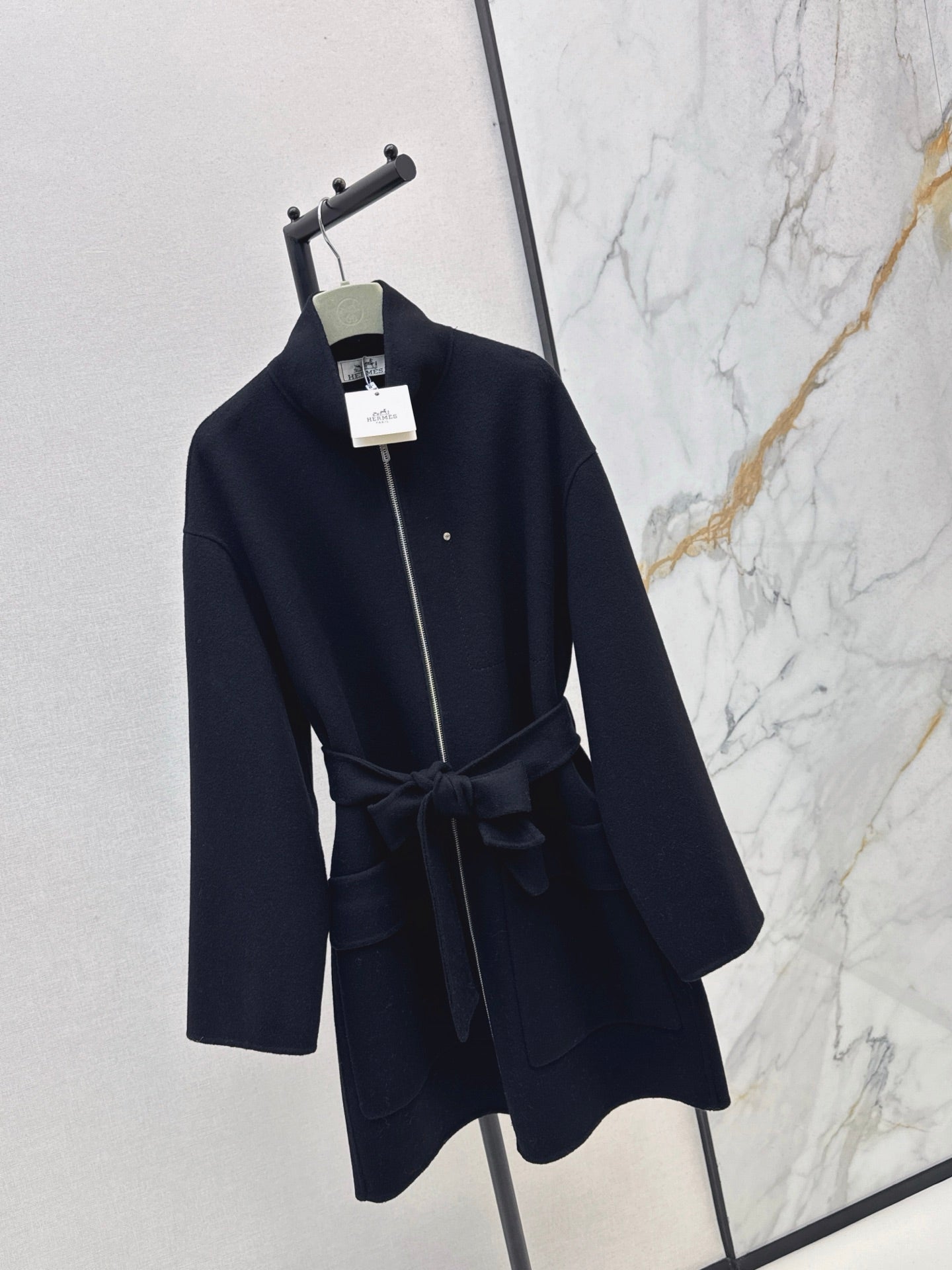 Herm NEW wool trench coat