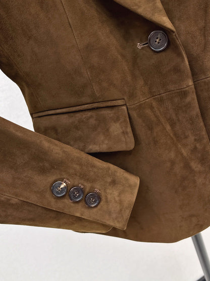 Brun NEW suede blazer