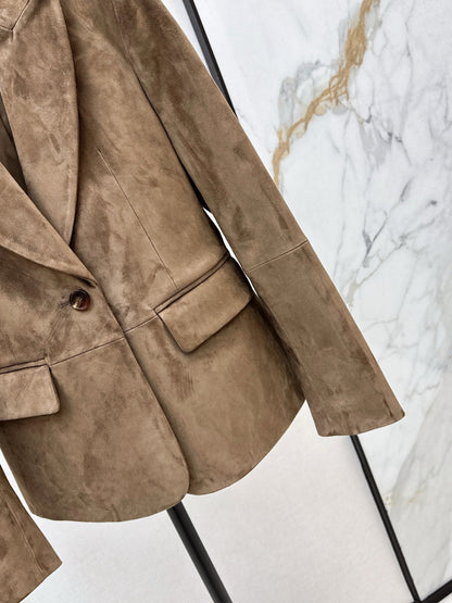 Brun NEW suede blazer