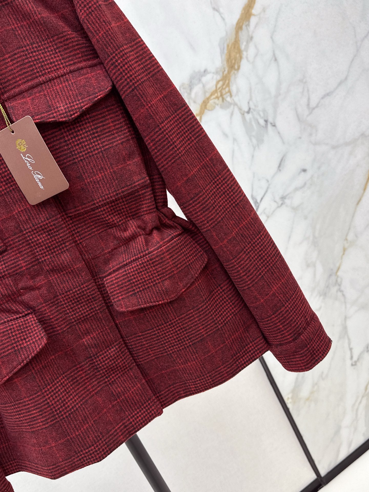 Loro NEW plaid coat