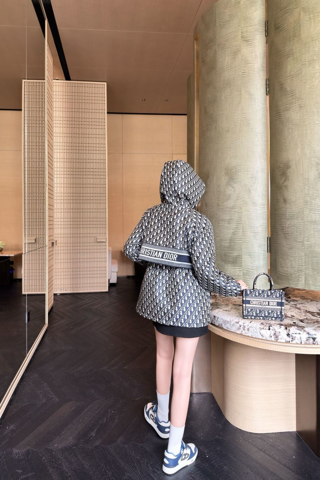 CD NEW Padded hooded jacket