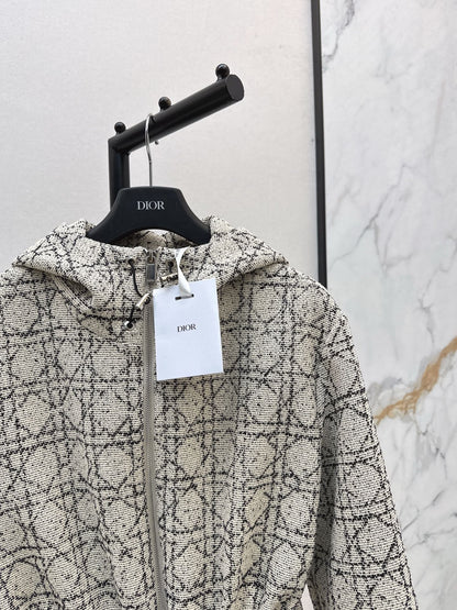 CD NEW Hooded plaid jacket