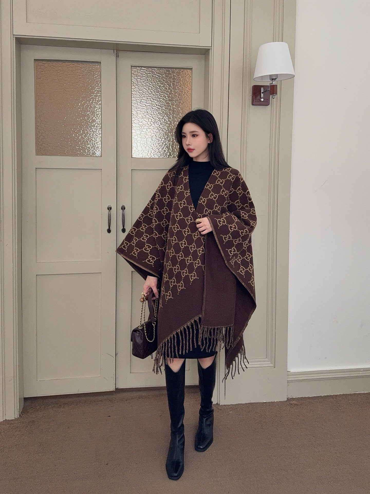 Guc NEW Wool cloak shawl